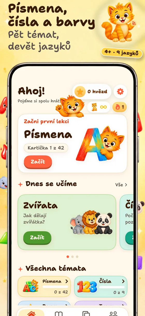 Čeština — Malé krůčky, velká dobrodružství.