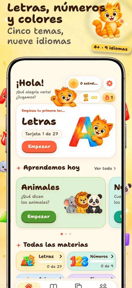 Español — Pequeños pasos, grandes descubrimientos.