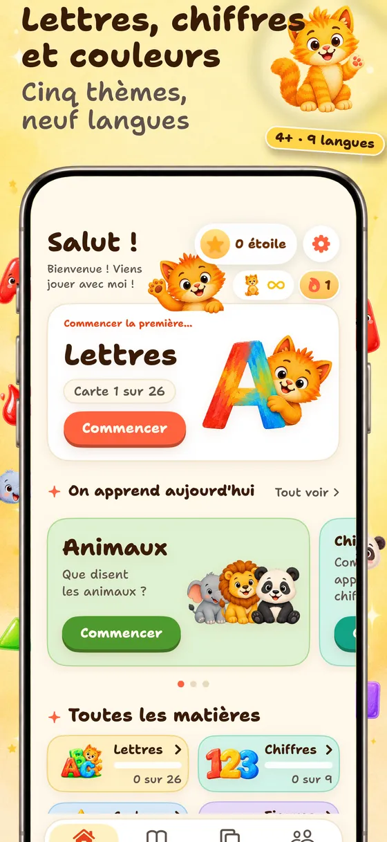 Français — De petits pas, de grandes découvertes.