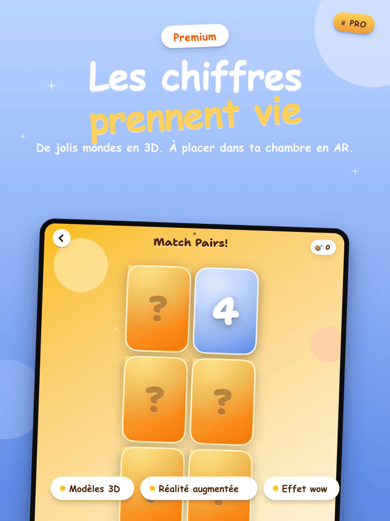 Les chiffres en 3D