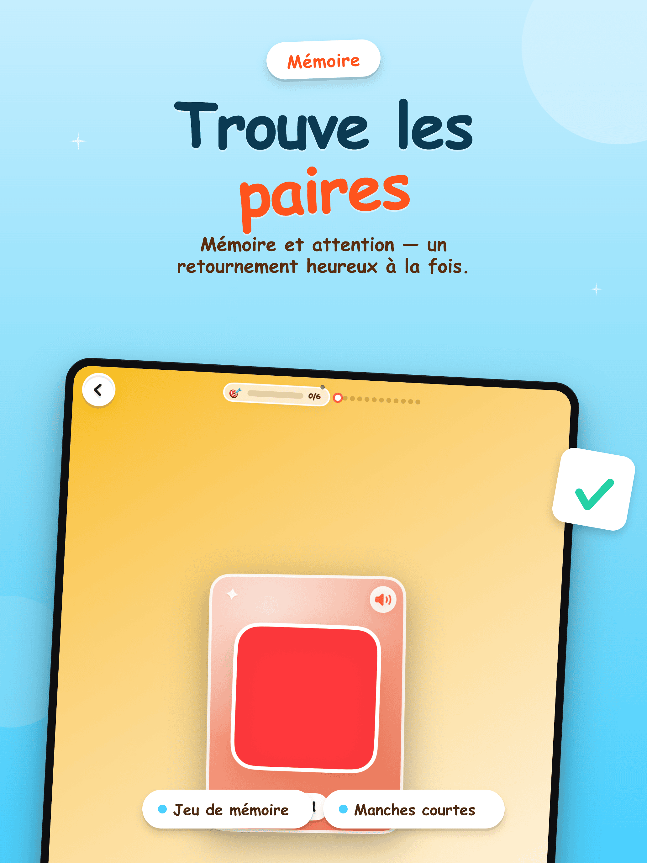 Mémoire des paires